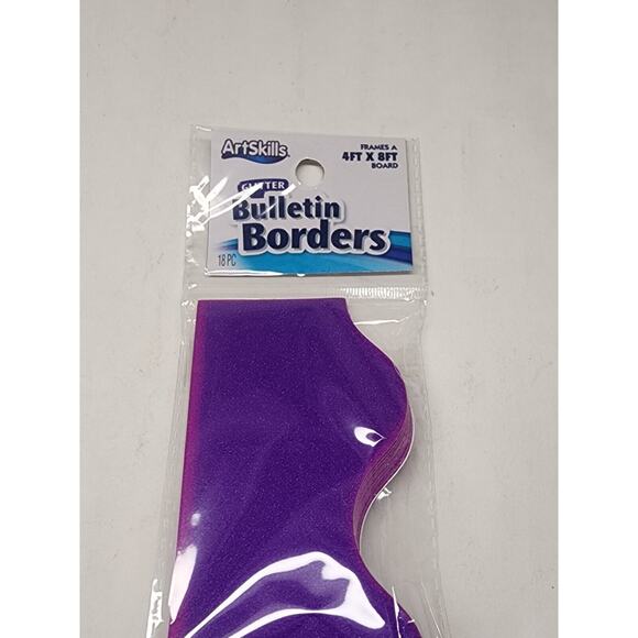 Artskills Bulletin Board Borders - Frames 4x8 ft Board 18 Strips - Picture 2 of 3